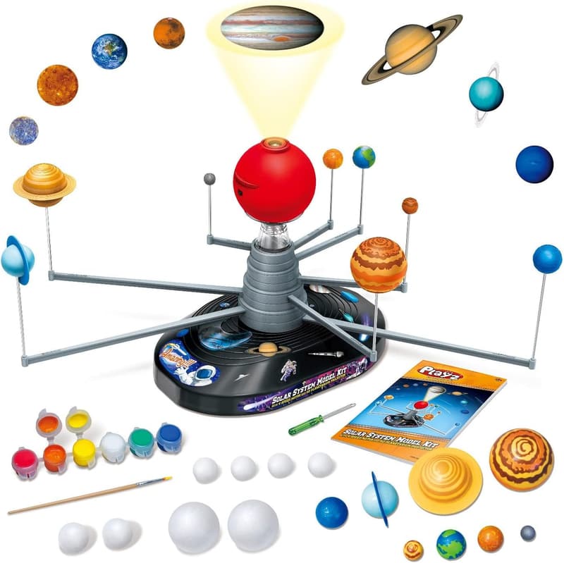 Premium Solar System Model Kit for Kids - STEM DIY Project