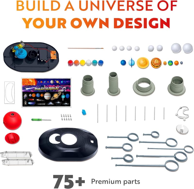Premium Solar System Model Kit for Kids - STEM DIY Project