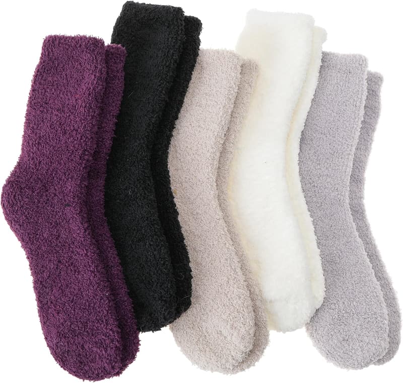 Cozy Fleece Socks for Men and Women - Warm Plush Winter Wear