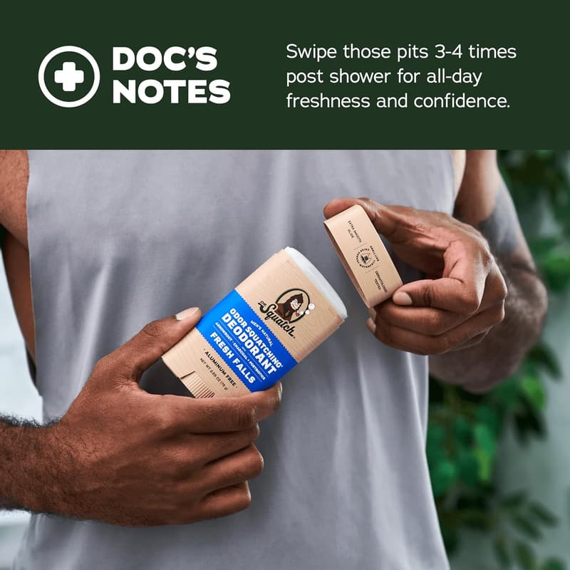 Men's Natural Deodorant - Aluminum-Free Rainforest Rapids (2-Pack)