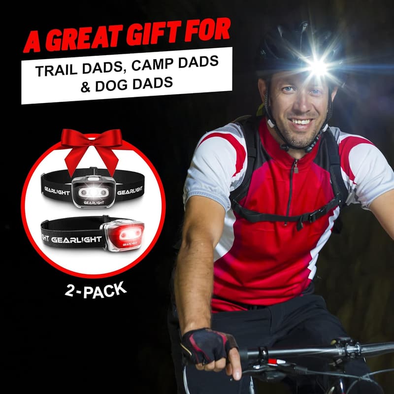 LED Headlamp Set - 7 Modes, Adjustable Fit, Lightweight for Camping