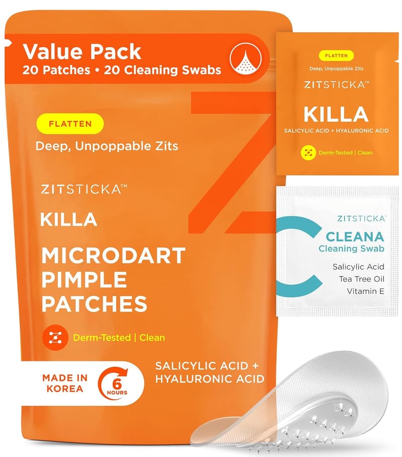 ZitSticka Killa Acne Patches - Fast-Acting Microdart Solution