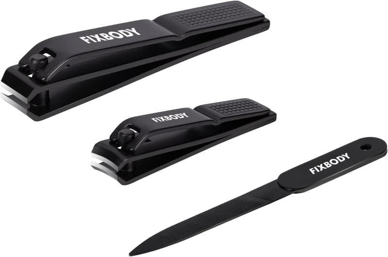 Ultra Sharp Nail Clipper Set with File for Men & Women