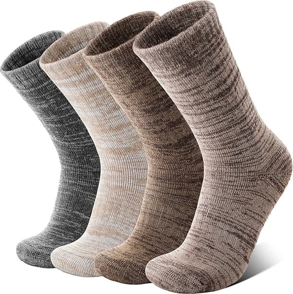 Thermal Extra Thick Merino Wool Hiking Socks for Men & Women