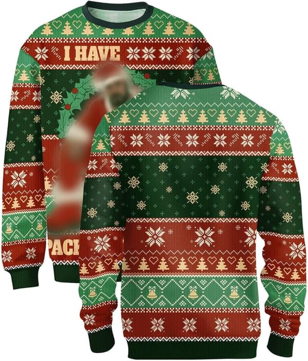 Happy Birthday Jesus Ugly Christmas Sweater - Knitted Design