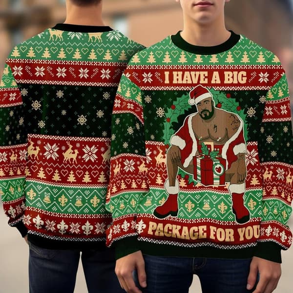 Happy Birthday Jesus Ugly Christmas Sweater - Knitted Design