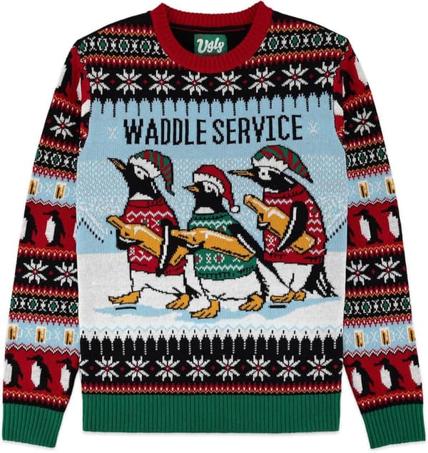 Tacky Unisex Christmas Sweater - Snug Fit Breathable Crewneck