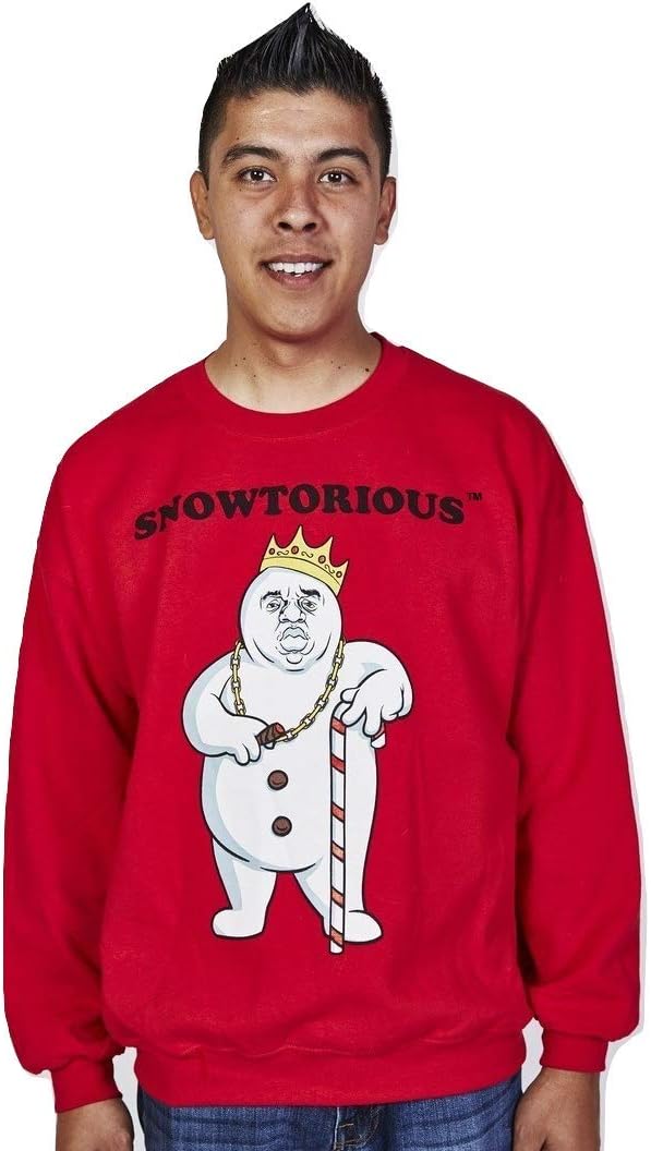 Funny Snowtorious Christmas Sweatshirt for Men and Women