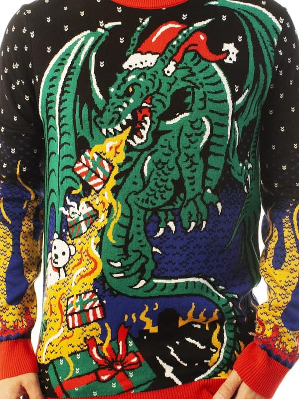 Reindeer Knitted Ugly Christmas Sweater for Couples