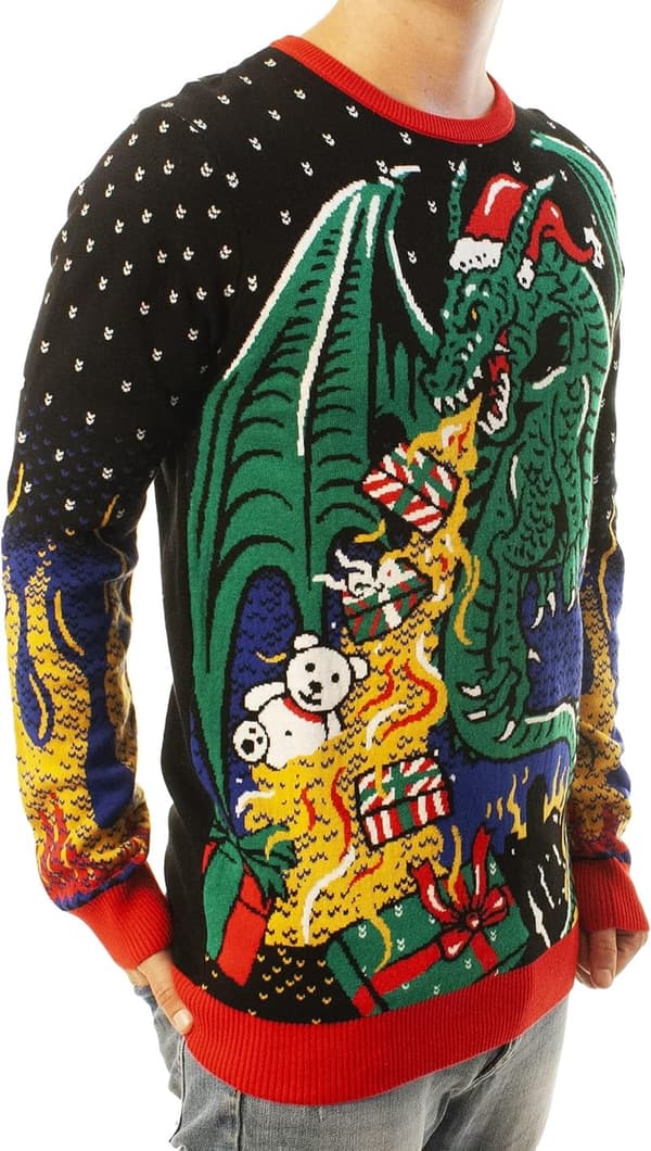 Reindeer Knitted Ugly Christmas Sweater for Couples