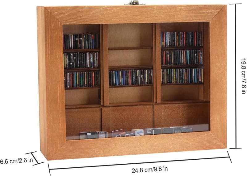Handmade Mini Library Decor - Anxiety Relief Desk Shake Decor