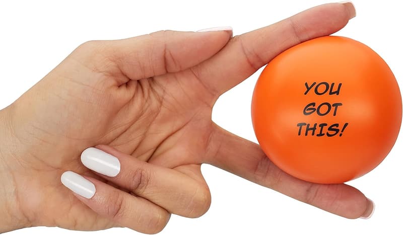 Stress Relief Squeeze Balls for Adults - 3-Pack Fidget Toys