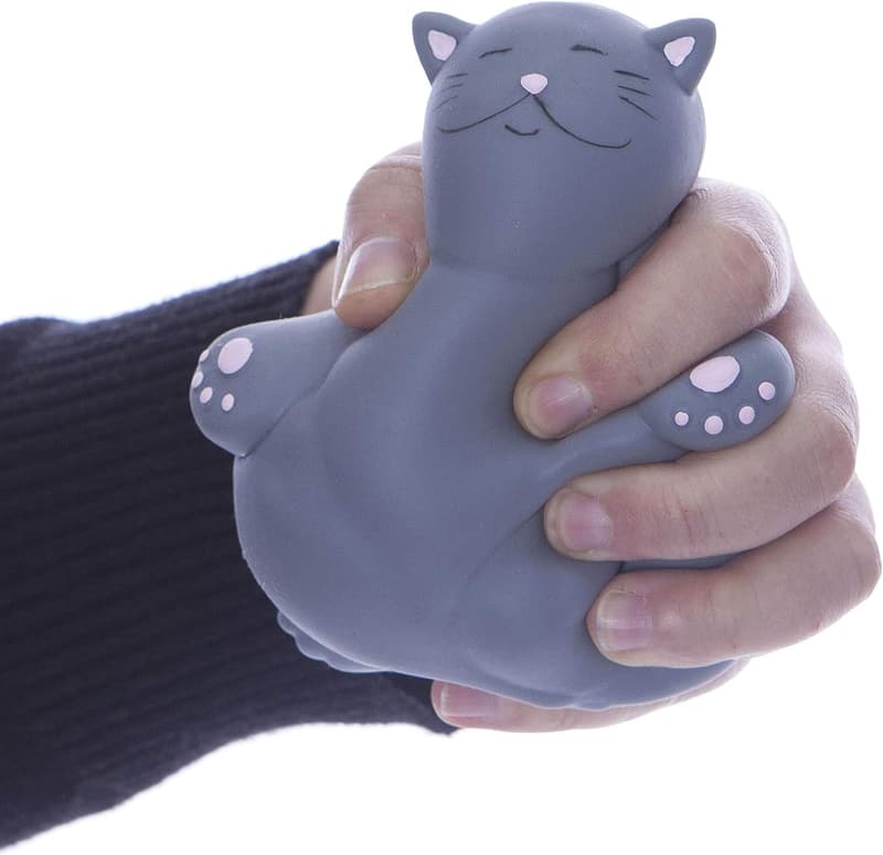 Cat Lover's Stress Relief Toy - Squishy Fidget Ball for Adults & Teens