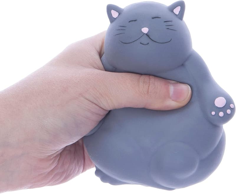 Cat Lover's Stress Relief Toy - Squishy Fidget Ball for Adults & Teens