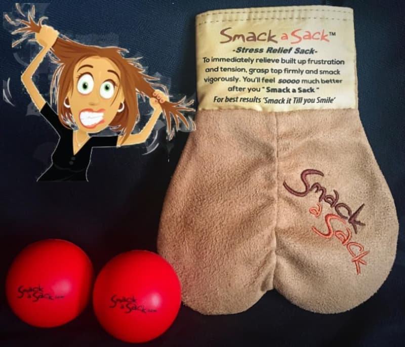 Stress Relief Smack-a-Sack with Fun Stress Balls for Everyone