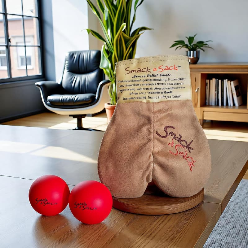 Stress Relief Smack-a-Sack with Fun Stress Balls for Everyone