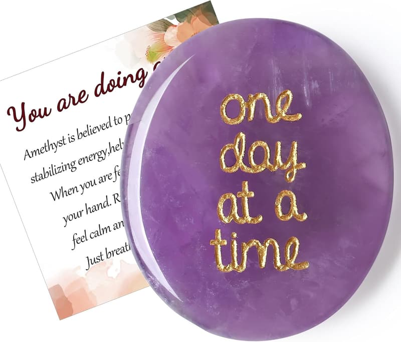Amethyst Crystals for Anxiety Relief - Inspirational Gifts for Women