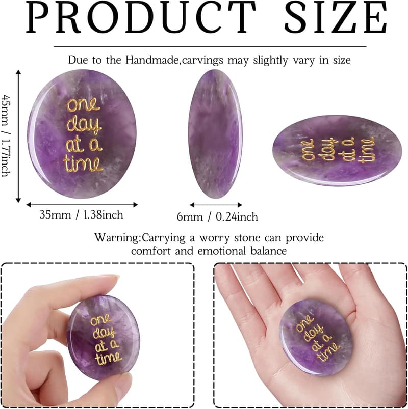 Amethyst Crystals for Anxiety Relief - Inspirational Gifts for Women