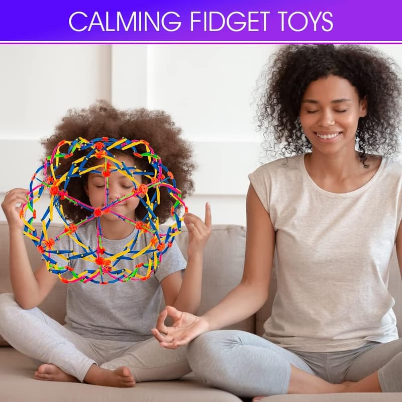 Expandable Breathing Ball (2 Pack) - Stress Reliever Toy for Kids & Adults