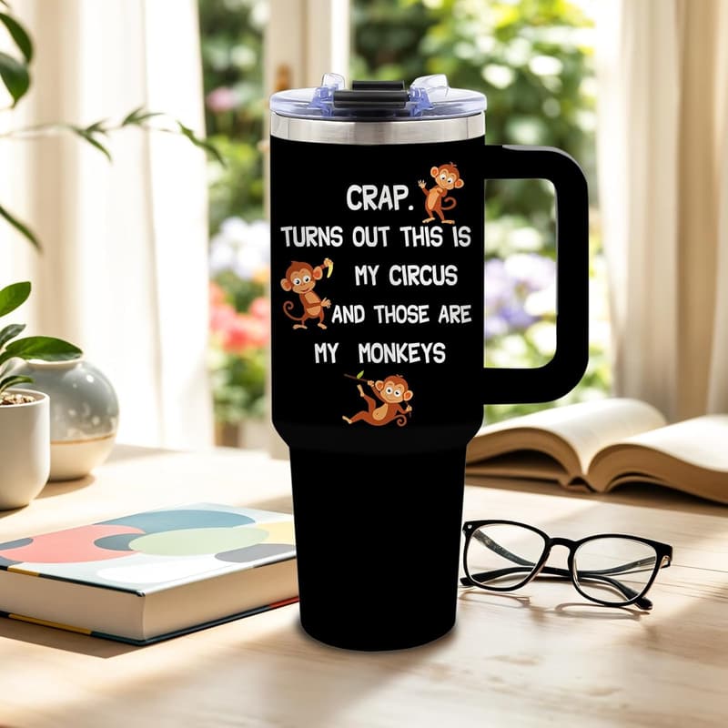 Funny Birthday Tumbler for Mom - 