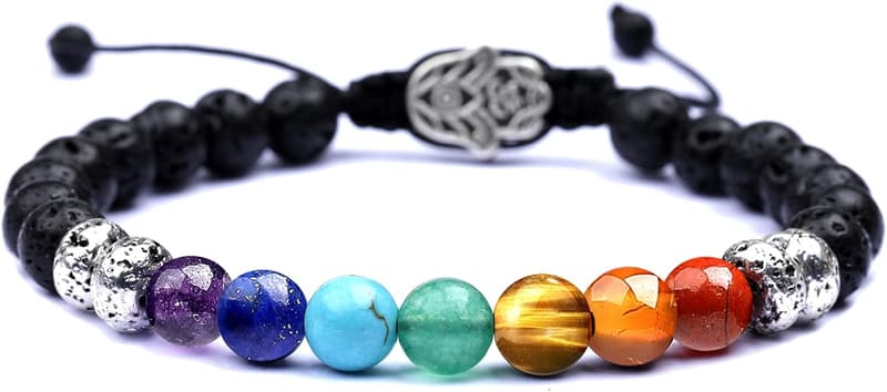 Chakra Healing Bracelet Set for Stress Relief and Meditation