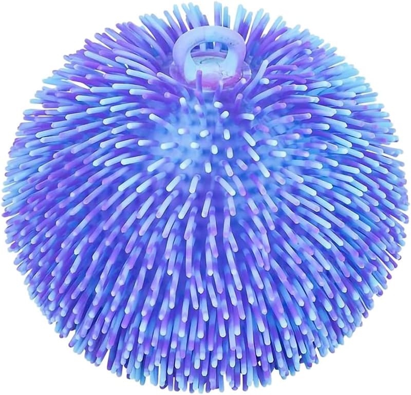 Tie Dye Stress Relief Puffer Ball Toy for Kids, 6 Inch