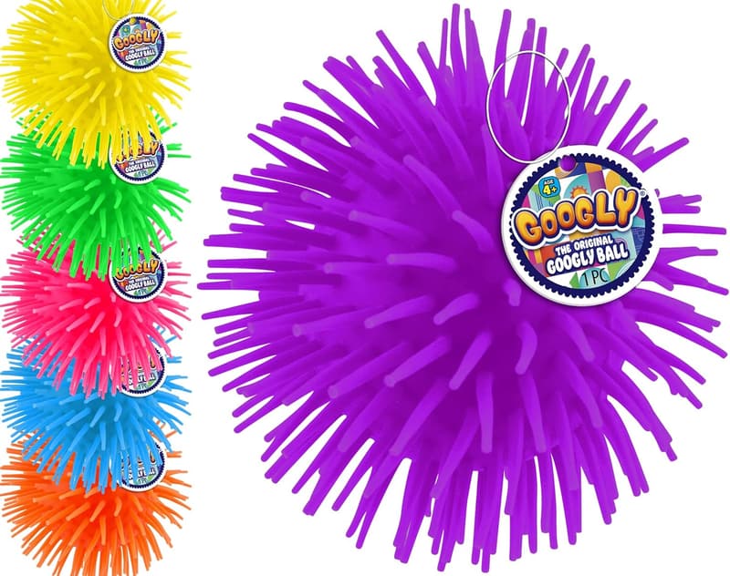 Colorful Stretchy Spike Balls - Fidget Toy Set (2 Units)