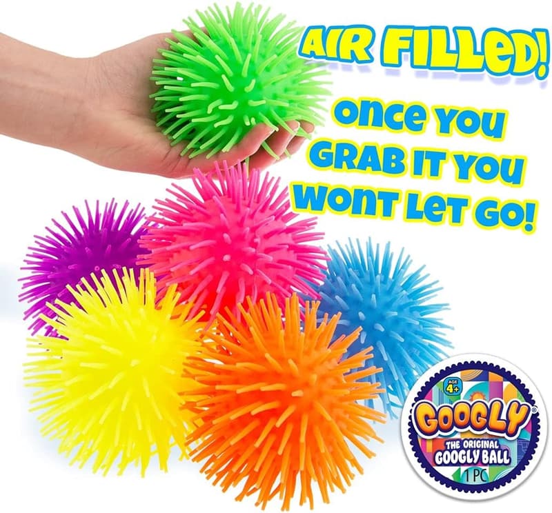Colorful Stretchy Spike Balls - Fidget Toy Set (2 Units)