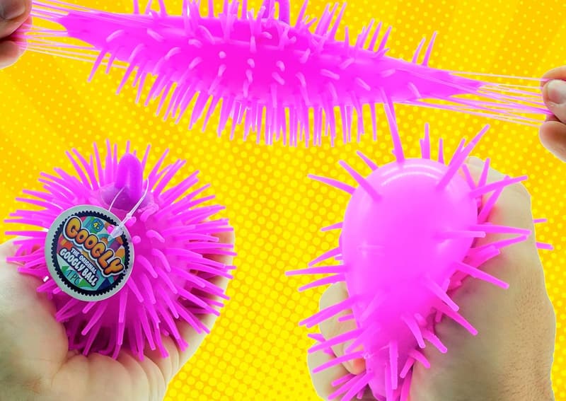 Colorful Stretchy Spike Balls - Fidget Toy Set (2 Units)