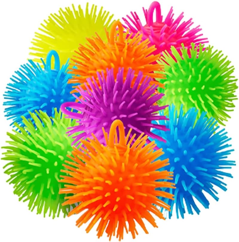 Set of 6 Rhode Island Novelty 5-Inch Puffer Balls