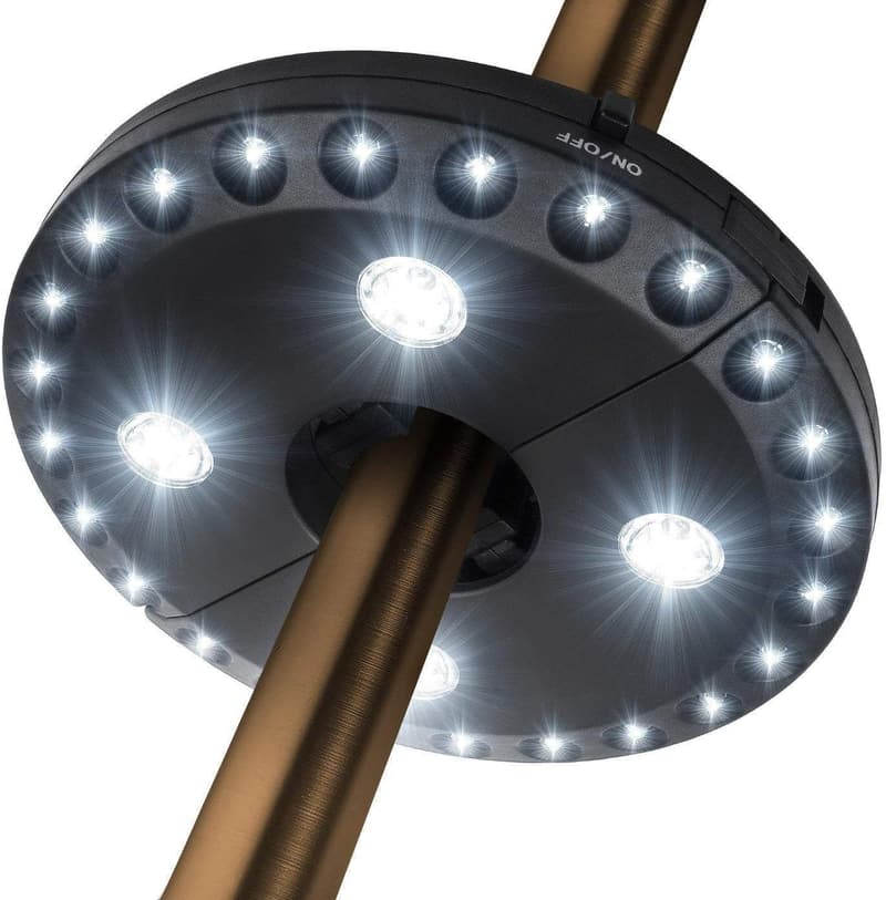 Cordless LED Patio Umbrella Light with 3 Brightness Modes