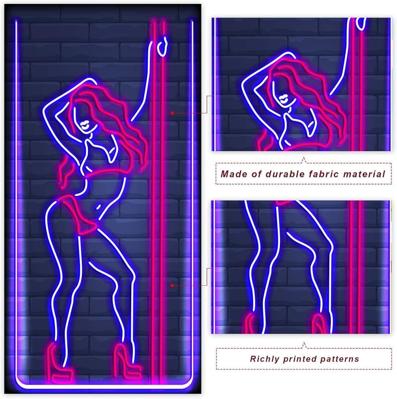 Pole Dancing Theme Banner for Bachelorette Party Decor