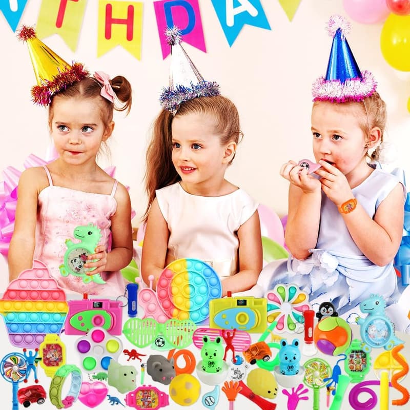 Fidget Toys Set for Kids 8-12 | 600 Pack Party Favors