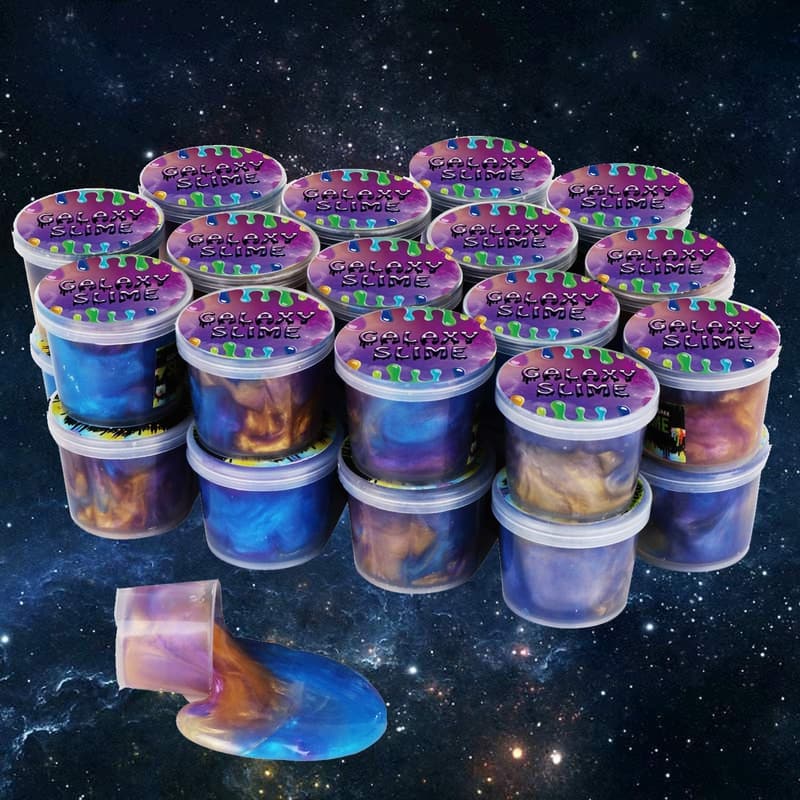 Galaxy Putty Slime - 36 Packs, Stress Relief Toy for Kids & Adults