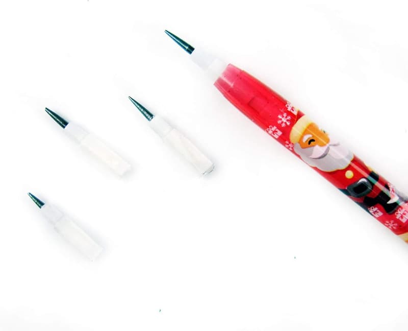 Christmas Multi-Point Stackable Push Pencil Set - 24 Pcs