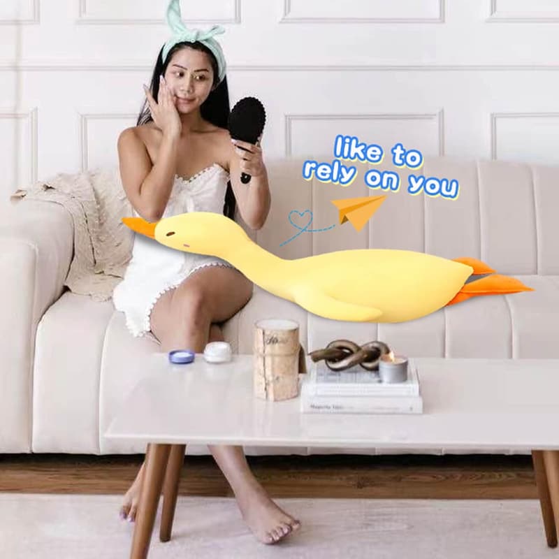 Cute Duck Plush Toy Pillow for Kids & Friends (25.6
