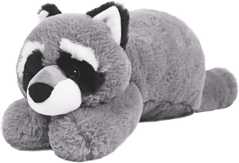 Soft Raccoon Plush Pillow Toy for Kids & Bed Decor