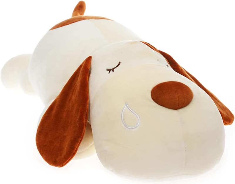 Dog Plush Body Pillow Toy - 17.7 Inch Soft Stuffed Animal Gift
