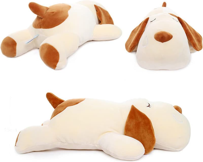 Dog Plush Body Pillow Toy - 17.7 Inch Soft Stuffed Animal Gift