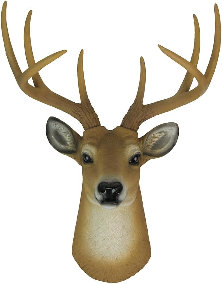 Faux Taxidermy 8-Point Buck Wall Decor for Rustic Dining Room