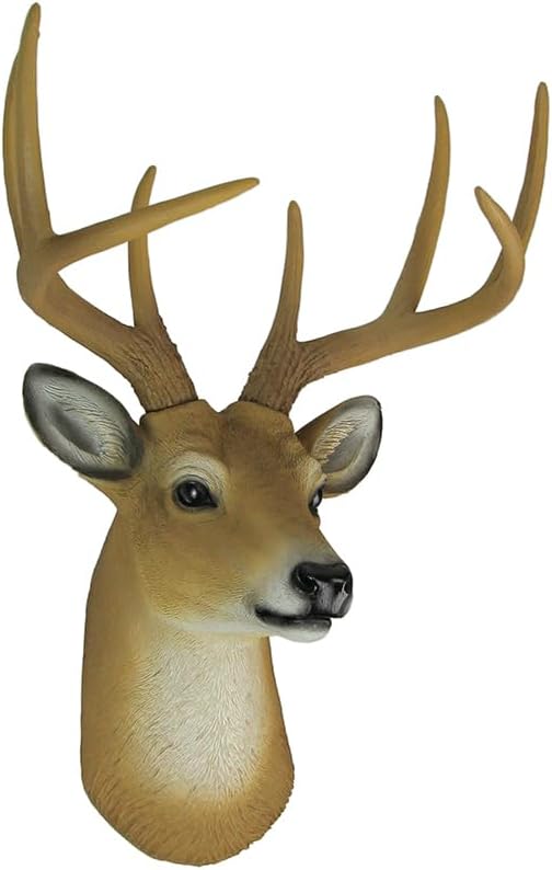 Faux Taxidermy 8-Point Buck Wall Decor for Rustic Dining Room