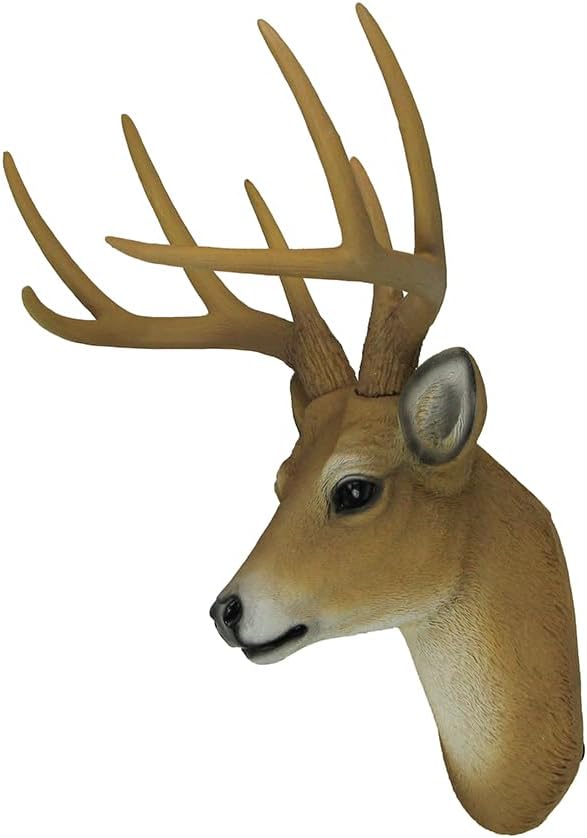 Faux Taxidermy 8-Point Buck Wall Decor for Rustic Dining Room