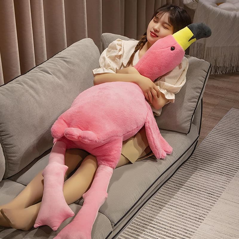 Giant Pink Flamingo Plush Pillow – Kids' Birthday Gift