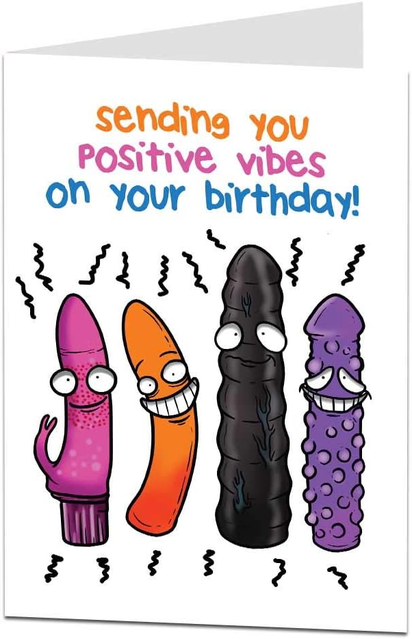 Positive Vibes Birthday Card for Women