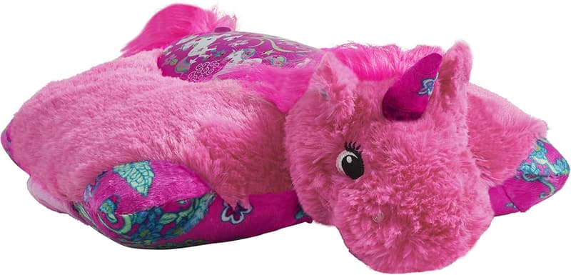 Pink Unicorn Stuffed Animal Nightlight for Kids