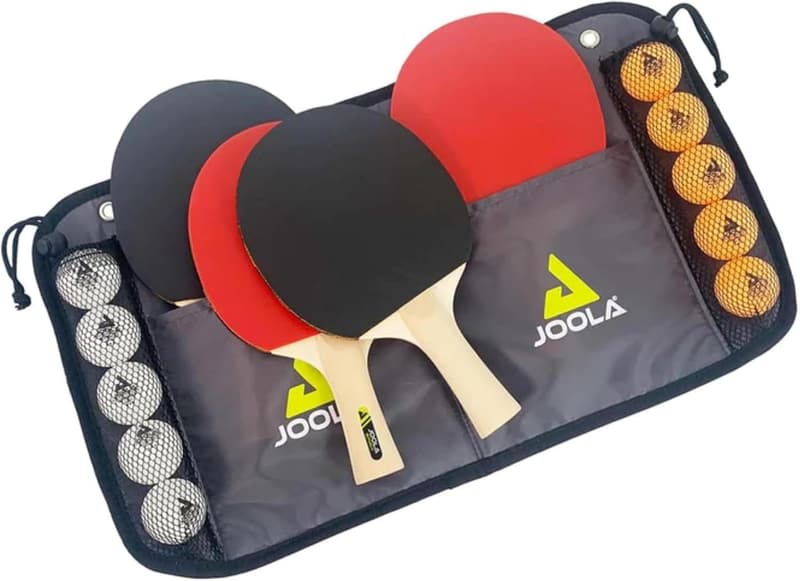 Table Tennis Set - 4 Paddles with Balls & Carrying Case