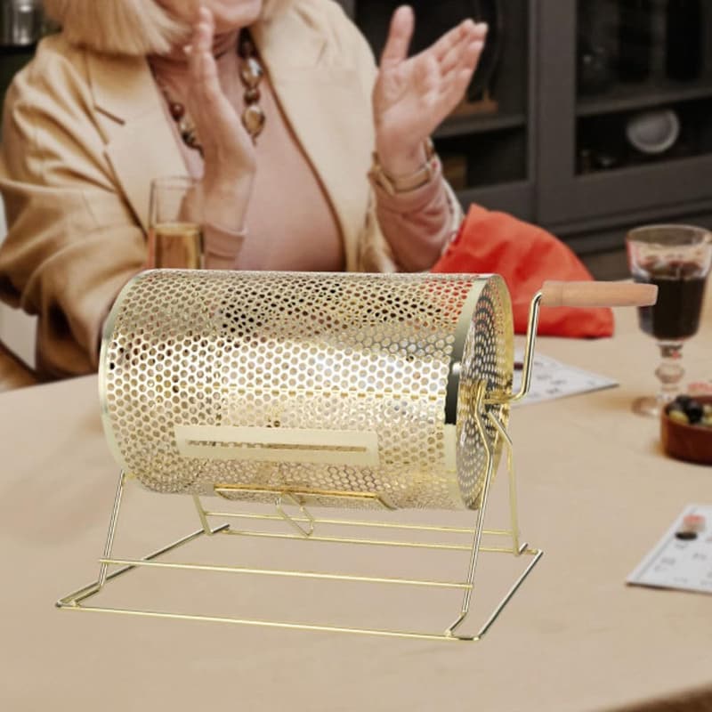 Raffle Ticket Drum - Holds 2500 Tickets, Ideal for Professional Events