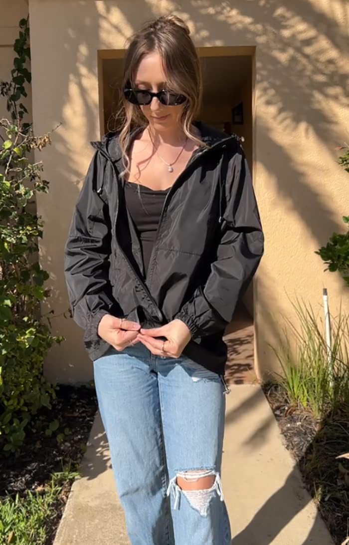 Lightweight Women's Waterproof Rain Jacket