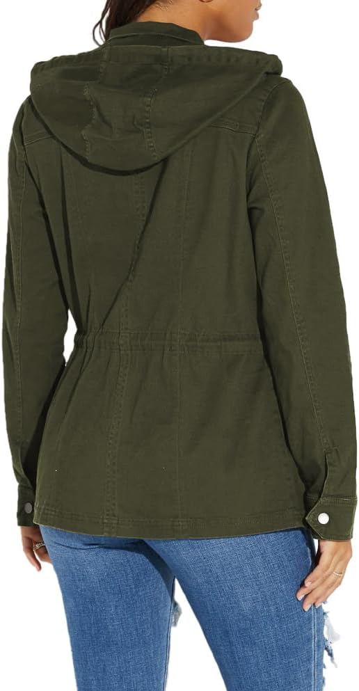Lightweight Long Sleeve Bomber Jacket for Women with Pockets