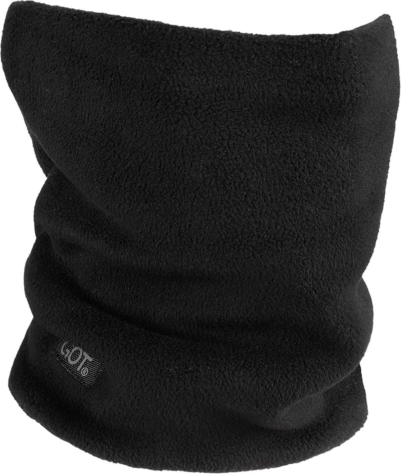 Double-Layer Polar Fleece Neck Warmer for Winter Sports